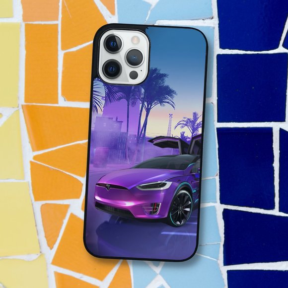 Tesla Aesthetic Car iPhone Case - Picture 1 of 1